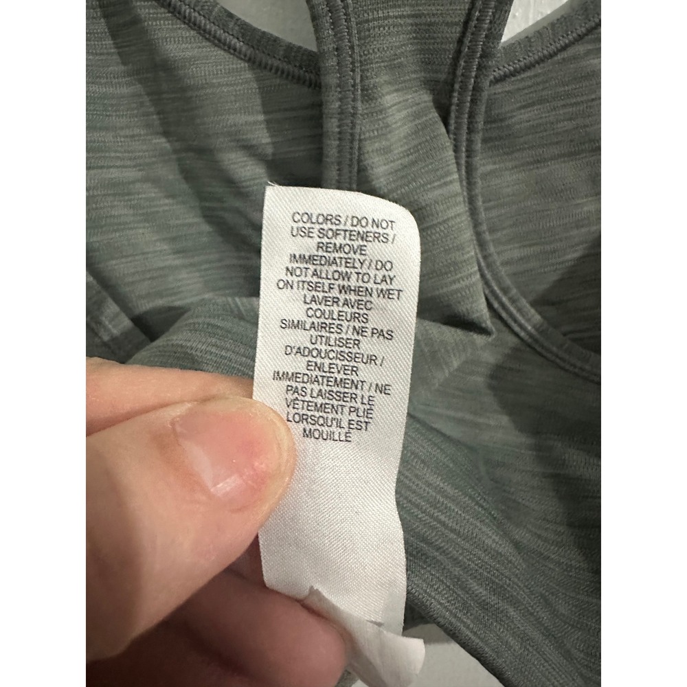 Nike Women's Sportswear Racerback Sports Bra Top Green XXL - Picture 4 of 6